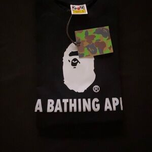 Bape Black and White Short Sleeve Tee